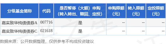玖富配资 公告速递：嘉实致华纯债债券基金2025年劳动节前暂停申购业务