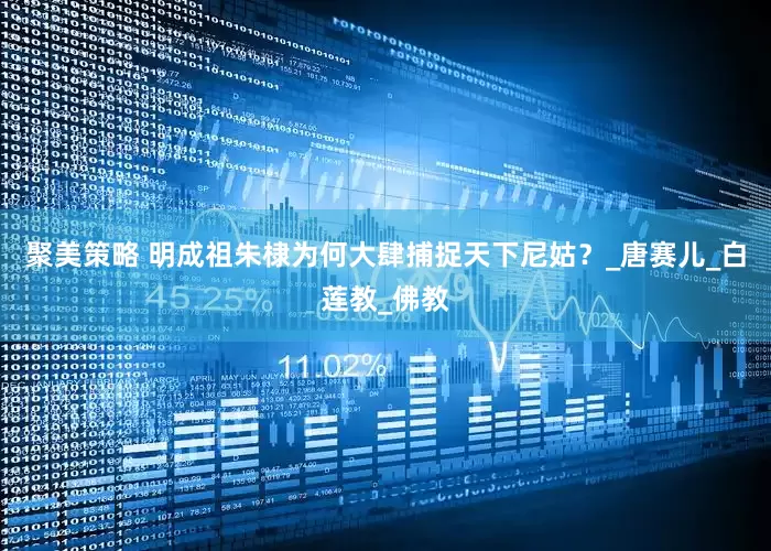 聚美策略 明成祖朱棣为何大肆捕捉天下尼姑？_唐赛儿_白莲教_佛教