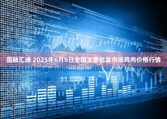 国融汇通 2025年6月9日全国主要批发市场鸡肉价格行情