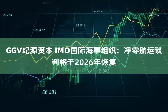 GGV纪源资本 IMO国际海事组织：净零航运谈判将于2026年恢复